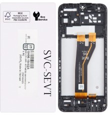 Дисплей для Samsung A146B Galaxy A14 5G, черный, с рамкой, Original