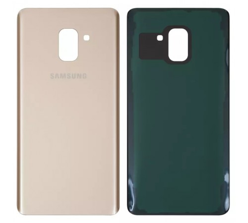 Задняя панель корпуса для Samsung A730F Galaxy A8+ (2018), A730F/DS Galaxy A8+ (2018), золотистая