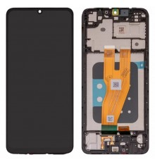 Дисплей для Samsung A055 Galaxy A05, черный, с рамкой, Original (PRC)