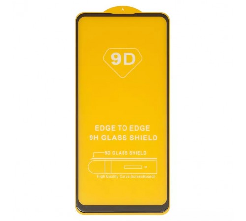 Защитное стекло для OnePlus 9, 9R, совместимо с чехлом, Full Glue, (без упаковки), черный