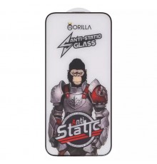 Захисне скло для Apple iPhone 16 Pro Max, сумісне з чохлом, Full Glue, Anti-Static, (без упаковки), чорний, gorilla