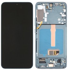 Дисплей для Samsung S906B Galaxy S22 Plus 5G, зеленый (Green), с рамкой, Оригинал (переклеено стекло)