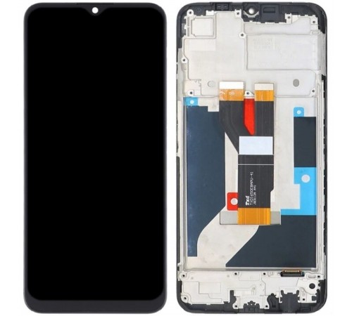 Дисплей для Realme C11 (2021), C20, C21, чорний, з рамкою, Original (PRC), RMX3201 RMX3063 RMX3231