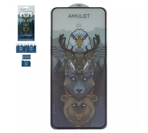 Захисне скло iNobi Amulet для Motorola Moto G14 PAYF0010IN, Moto G54, Moto G84, Full Glue, Anti-Static, чорний
