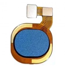 Шлейф для Tecno Spark 7 (KF6), Spark 7T (KF6p), сканера отпечатка пальца (Touch ID), синий (Jewel Blue), Original (PRC)