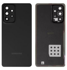 Задняя панель корпуса для Samsung A336 Galaxy A33 5G, черная + стекло камеры