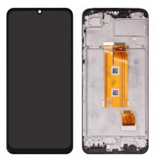 Дисплей для Realme Note 60, черный, с рамкой, High Copy, RMX3933