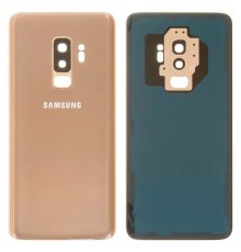 Задняя панель корпуса для Samsung G965F Galaxy S9 Plus, золотистая (Sunrise Gold) + стекло камеры, Original (PRC)
