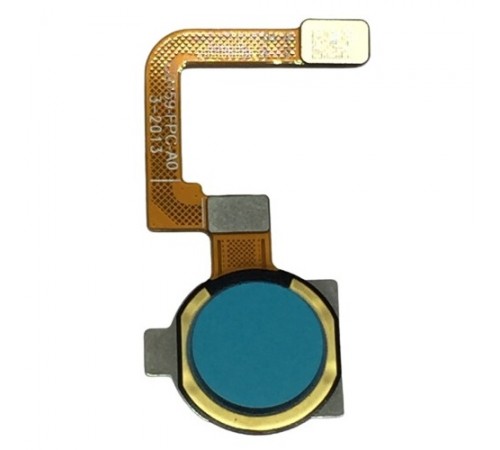 Шлейф для Realme C15, C17, сканера відбитка пальця (Touch ID), синій, Original (PRC)