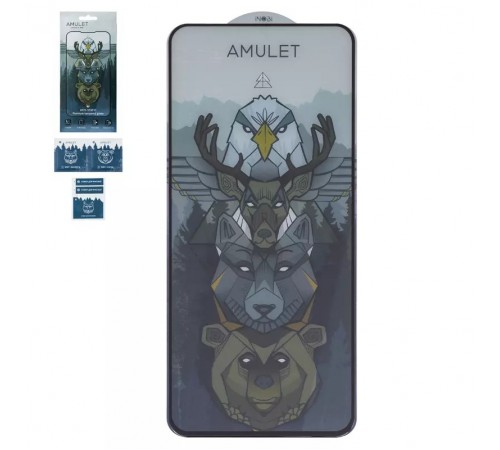 Защитное стекло iNobi Amulet для Xiaomi Poco X6, Poco X6 Pro 5G, Redmi Note 13 Pro 5G, Full Glue, Anti-Static, черный