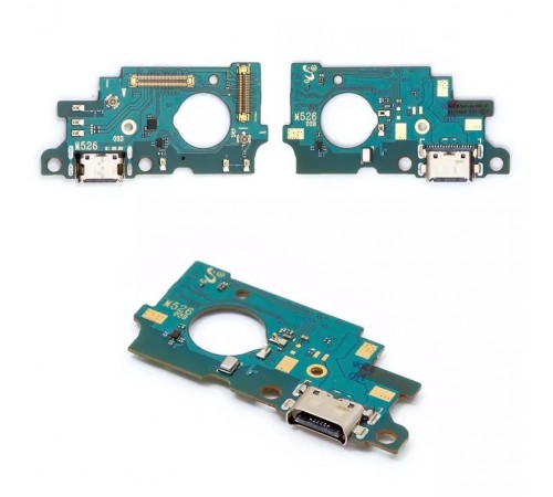Шлейф для Samsung M526 Galaxy M52, коннектора зарядки, мікрофона, плата зарядки, Original (PRC)