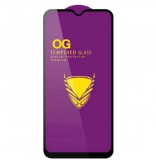 Защитное стекло для Samsung M205F/DS Galaxy M20, совместимо с чехлом, Full Glue, (без упаковки), черный