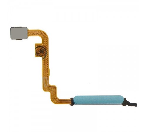 Шлейф для Xiaomi Redmi Note 10, Redmi Note 10S, сканера отпечатка пальца (Touch ID), зеленый (Aqua Green), Original (PRC)