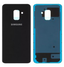 Задняя панель корпуса для Samsung A530F Galaxy A8 (2018), A530F/DS Galaxy A8 (2018), черная