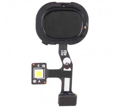 Шлейф для Samsung M305F/DS Galaxy M30, сканера відбитка пальця (Touch ID), чорний (Charcoal Black), Original (PRC)