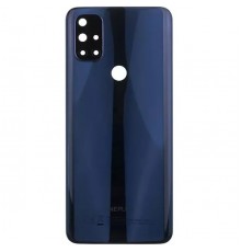 Задня панель корпусу для OnePlus Nord N10 5G, синя (Midnight Ice) + скло камери