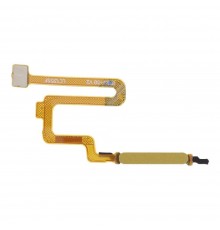 Шлейф для Xiaomi Poco X4 Pro, Redmi Note 11 Pro 5G, сканера отпечатка пальца (Touch ID), желтый, Original (PRC)