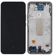 Дисплей для Samsung A346 Galaxy A34 5G, черный (Graphite), с рамкой, Сopy (TFT)