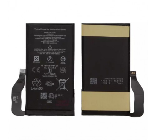 Акумулятор GZE8U для Google Pixel 7, Li-Polymer, 3,86 В, 4355 мАг, Original (PRC) Акумулятор GZE8U для Google Pixel 7, Li-Polymer, 3,86 В, 4355 мАг, Original (PRC)