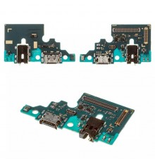 Шлейф для Samsung A515F/DS Galaxy A51, коннектора зарядки, коннектора наушників, мікрофона, плата зарядки, Original (PRC)