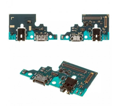 Шлейф для Samsung A515F/DS Galaxy A51, коннектора зарядки, коннектора наушників, мікрофона, плата зарядки, Original (PRC)