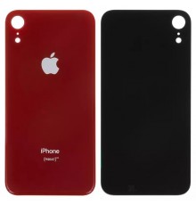 Задняя панель корпуса для iPhone XR, красная, нужно снять стекло камеры, small hole