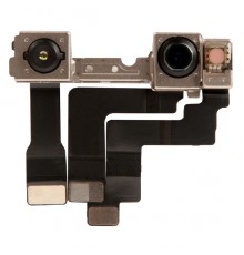 Камера для iPhone 12 Mini, Face ID, фронтальна, зі шлейфом, з датчиком наближення 12MP, Original (PRC)
