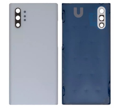 Задняя панель корпуса для Samsung N975F Galaxy Note 10 Plus, белая (Aura White) + стекло камеры