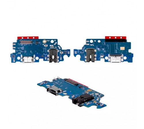 Шлейф для Samsung A235 Galaxy A23, коннектора зарядки, коннектора наушників, мікрофона, плата зарядки, Original (PRC)