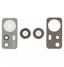 Стекло камеры для Xiaomi 12, 12X, черное, без рамки