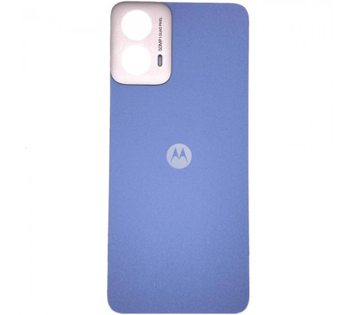 Задняя панель корпуса для Motorola Moto G34, синяя (Ice Blue), Copy