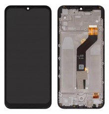 Дисплей для Tecno Spark 6 Go (KE5, KE5J), черный, с рамкой, High Copy FPC6504-09