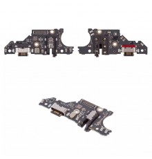 Шлейф для Motorola Moto G35 XT2433-5, коннектора зарядки, микрофона, плата зарядки, High Copy