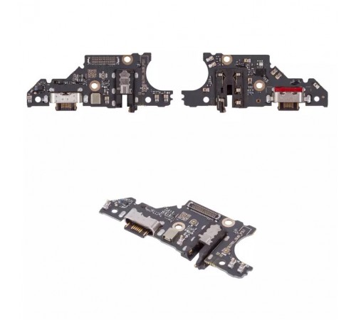 Шлейф для Motorola Moto G35 XT2433-5, коннектора зарядки, микрофона, плата зарядки, High Copy