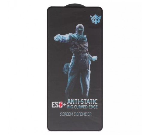 Защитное стекло ASP для Realme C67 4G, C67 5G, совместимо с чехлом, Full Glue, черный