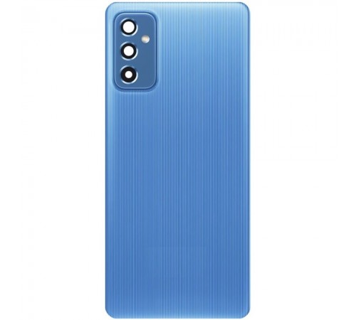Задняя панель корпуса для Samsung M526 Galaxy M52, голубая (Icy Blue) + стекло камеры