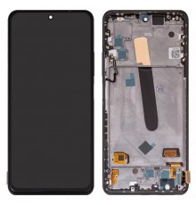 Дисплей для Xiaomi Mi 11i, Poco F3, Redmi K40, черный, с рамкой, High Copy (OLED)