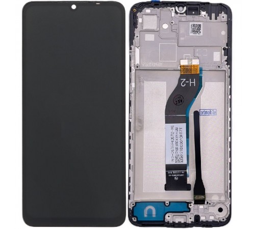 Дисплей для Xiaomi Poco C65, Redmi 13C, черный, с рамкой, Original (PRC), версия H-2