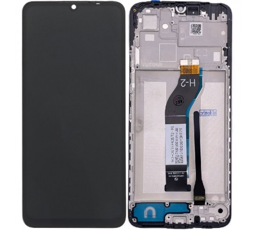 Дисплей для Xiaomi Poco C65, Redmi 13C, черный, с рамкой, Original (PRC), версия H-2 Дисплей для Xiaomi Poco C65, Redmi 13C, черный, с рамкой, Original (PRC), версия H-2