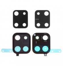 Стекло камеры для Samsung N770 Galaxy Note 10 Lite, черное, с рамкой