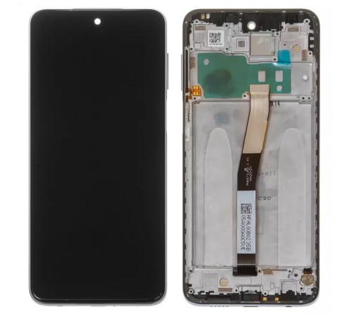 Дисплей для Xiaomi Redmi Note 9 Pro, Redmi Note 9S, сірий (Interstellar Gray), з рамкою, Original (PRC), M2003J6B2G, M2003J6A1G Дисплей для Xiaomi Redmi Note 9 Pro, Redmi Note 9S, сірий (Interstellar Gray), з рамкою, Original (PRC), M2003J6B2G, M2003J6A1G