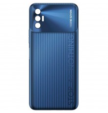 Задняя панель корпуса для Tecno Spark 8P, черная (Atlantic Blue), Copy