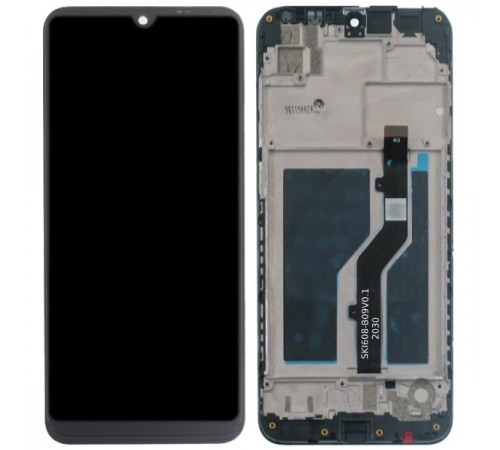 Дисплей для ZTE Blade A5 (2020), чорний, з рамкою, Original (PRC), SKI608-B09 V0.1