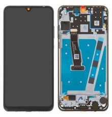Дисплей для Huawei P30 Lite, чорний, з рамкою, High Copy (48 MP)