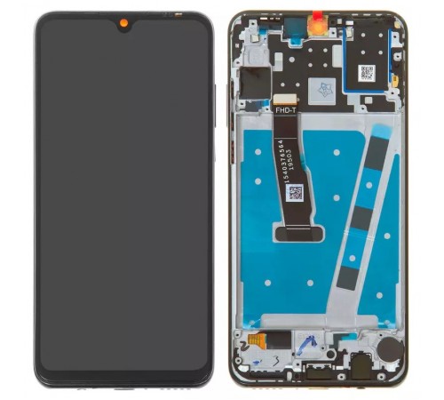 Дисплей для Huawei P30 Lite, черный, с рамкой, High Copy (48 MP)