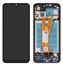 Дисплей для Samsung A032 Galaxy A03 Core, чорний, з рамкою, (Box)