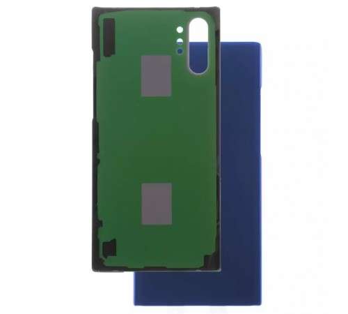 Задняя панель корпуса для Samsung N975F Galaxy Note 10 Plus, синяя (Aura Blue) Задняя панель корпуса для Samsung N975F Galaxy Note 10 Plus, синяя (Aura Blue)