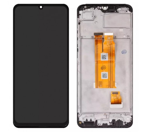 Дисплей для Realme Note 60X, черный, с рамкой, High Copy, RMX3938