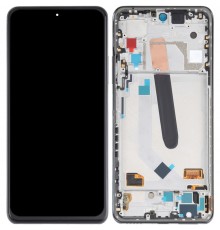 Дисплей для Xiaomi Mi 11i, Poco F3, Redmi K40, черный (Night Black), с рамкой, Original (PRC)