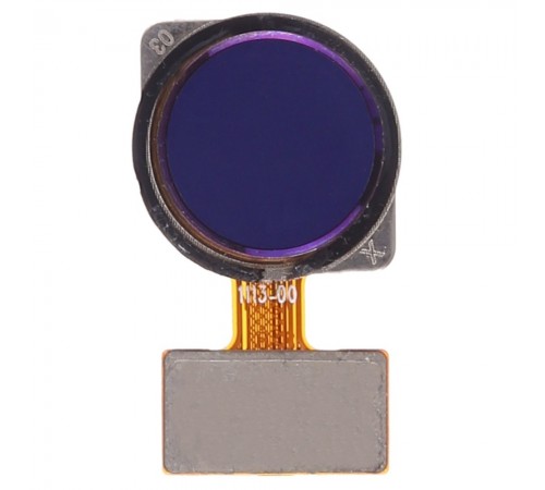 Шлейф для Xiaomi Redmi 7, Redmi 8, Redmi Note 7, Redmi Note 7 Pro, Redmi Note 7S, сканера отпечатка пальца (Touch ID), синий